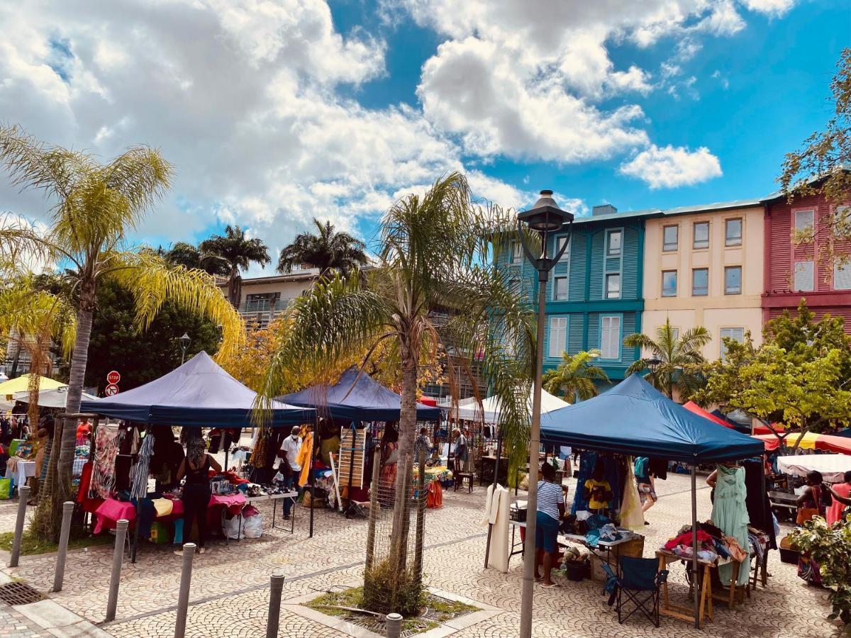 Loft T2 En Couleur En Plein Centre Ville Fort-De-France Martinique Εξωτερικό φωτογραφία